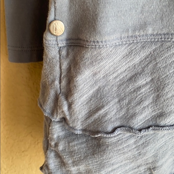 Neon Buddha Ruffled-Hem Four Button Tunic - Sz Sm - Picture 6 of 7